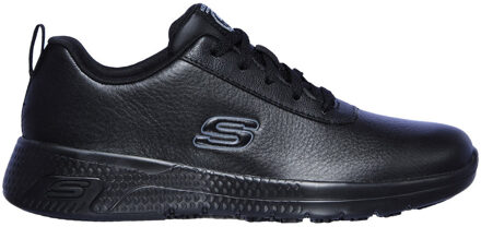 Skechers Dames Marsing Gmina Slipbestendige Leren Schoenen - maat EU 37 / UK 4 Zwart