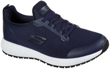 Skechers Dames Squad Slipbestendige Veterschoenen voor Veiligheid Navy - EU 34 / UK 2