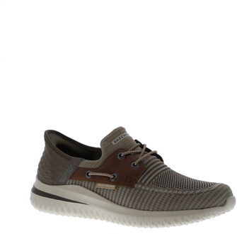 Skechers Delson heren slip-in | heren | maat: | combinatie Taupe - 44