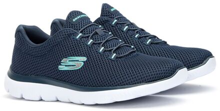 Skechers Donkerblauwe Slip-on Sneakers Skechers Summits