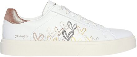 Skechers Eden LX - Gleaming Hearts Sneakers Dames wit - goud - zilver - 37