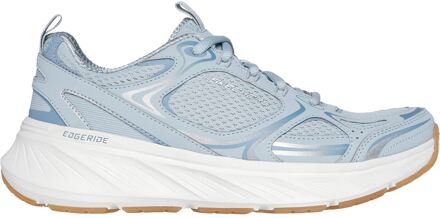 Skechers Edgeride Silver Eclipse Synthetic Damestrainers Blauw - EU 40.5 / UK 7