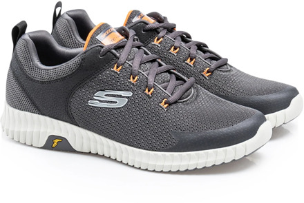 Skechers Elite Flex Prime-Take Over Heren Sneakers - Charcoal/Orange - Maat 42