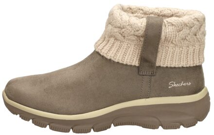 Skechers Enkellaarsjes Plat Taupe - 38