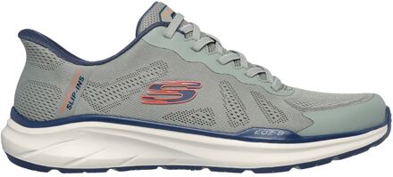 Skechers Equalizer 6.0 Textiel Heren Groen/Multi Sneakers - EU 40.5 / UK 7