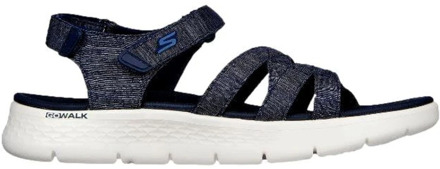 Skechers Flat Sandals Skechers , Blue , Dames - 41 EU