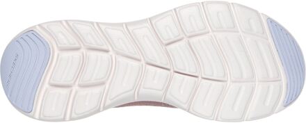 Skechers Flex Appeal 5.0 Cruising Thru Textiel Dames Sneakers Lila/Lichtblauw Stoffig Roze - EU 40.5 / UK 7