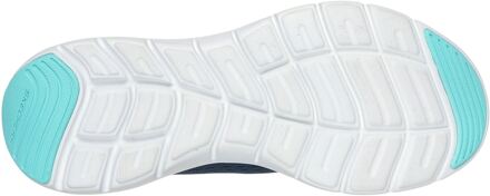 Skechers Flex Appeal 5.0 Textiel Dames Marineblauwe/blauwe Sneakers - maat EU 42 / UK 8 Navy