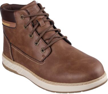 Skechers Garlan Deno Polyurethaan Heren Bruine Enkellaarzen