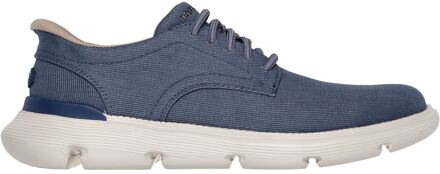 Skechers Garza Clive Cotton heren blauw veterschoenen - EU 42 / UK 8