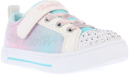 Skechers Girl's Skechers Infant Twinkle Sparks Winged Magic Trainers in White - maat EU 20 / UK 4 Wit