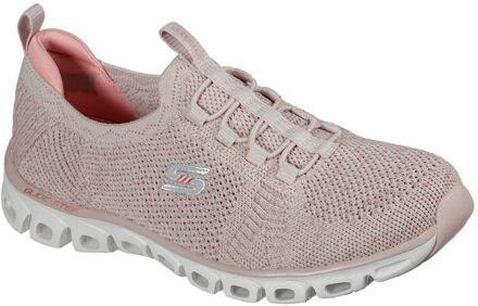 Skechers Glide Step Textiel Dames Roze Sneakers - maat EU 37 / UK 4