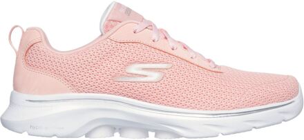 Skechers Go Walk 7 Kaylor Polyester Damestrainers Perzik