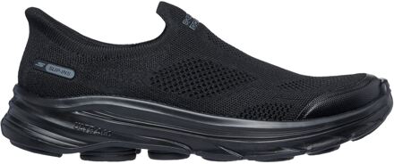Skechers Go Walk 8 Nova Polyester Dames Zwarte Sneakers - maat EU 38 / UK 5