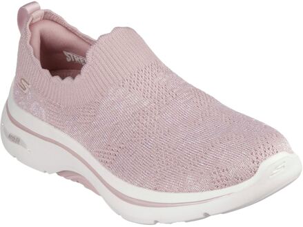 Skechers GO WALK Arch Fit 2.0 Rosa Linda Textiel Dames Mauve Sneakers Paars - EU 40.5 / UK 7