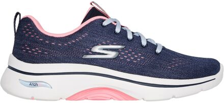 Skechers GO WALK Arch Fit 2.0 Schoenen met levendige zonsondergang Navy - EU 36 / UK 3
