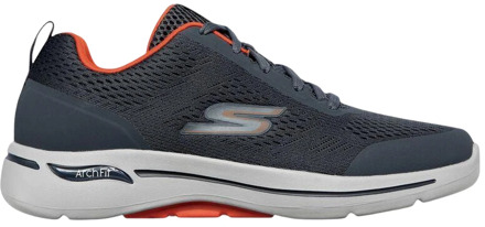 Skechers Go Walk Arch Fit 216116-CCOR, Mannen, Grijs, Sneakers, maat: 45 EU