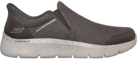Skechers GO WALK Flex Ojai Textiel Herentrainers in Khaki Kaki - EU 44.5 / UK 10