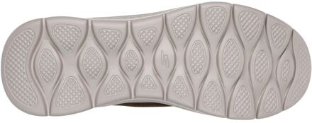 Skechers GO WALK Flex Smooth Motion Textiel Heren Bruine Sneakers - maat EU 47.5 / UK 12