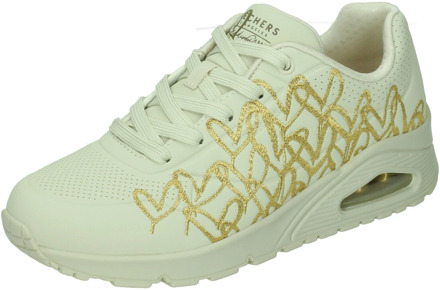 Skechers Gouden Hart Sneakers Skechers , White , Dames - 41 Eu,40 Eu,38 Eu,39 Eu,36 Eu,37 EU