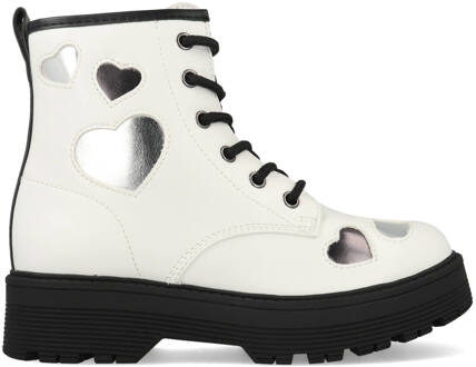 Skechers Gravlen Hi - Metallic Heart 303409L/WHT Wit-32 maat 32