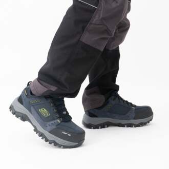 Skechers GREETAH Heren Suède Veiligheidsschoenen Marineblauw/Zwart