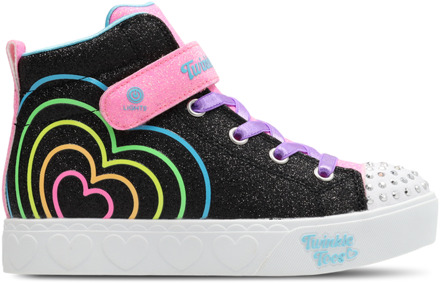 Skechers Heart Steps Peuterschoenen - Zwart - Maat 35 - Plastic Black