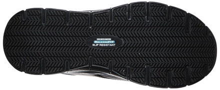 Skechers Heren Flex Advantage Fourche Leer Sneakers Zwart