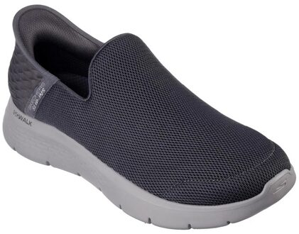 Skechers Heren Go Walk Flex Hands Free schoenen (Donkergrijs)