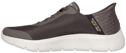 Skechers Heren Go Walk Hands Up Slip-on Trainers (Bruin) - EU 40.5 / UK 7