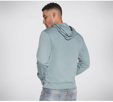Skechers Heren Heritage Comfort Classic Pullover Hoodie Blauw