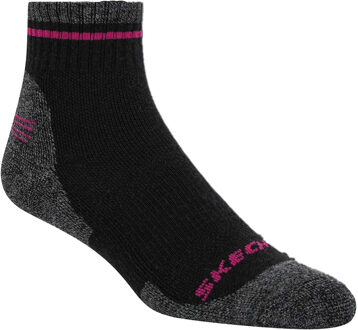 Skechers Heren Trail Crew Sokken (Set van 2) (Zwart)