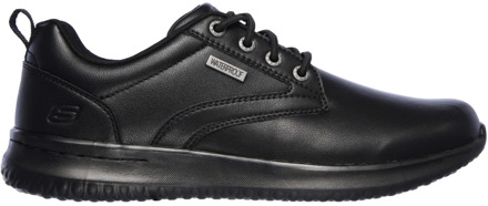 Skechers heren veterschoen - Zwart - Maat 45