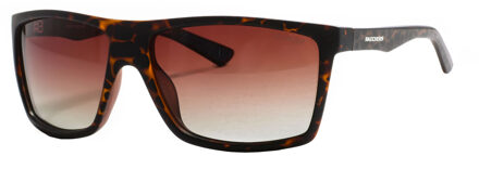 Skechers Herenzonnebril van gepolariseerd acetaat met rechthoekige vorm SE6115S Skechers Bruin