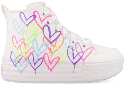 Skechers Hyperlift - Love Daze 314075L/WMLT Wit / Multicolor maat