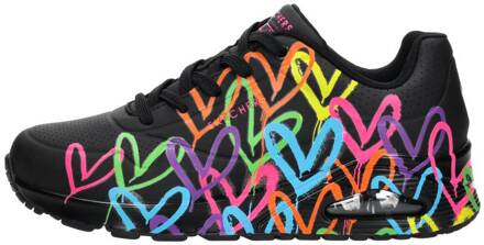 Skechers Jgoldcrown: Uno - Highlight Love Zwart - 36