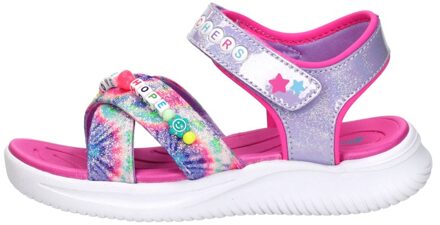 Skechers Jumpster Sandal - Tie Dye Bffs Roze - 33