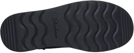 Skechers Keep Cozy Leren Dames Zwarte Winter Enkellaarsjes - EU 36 / UK 3