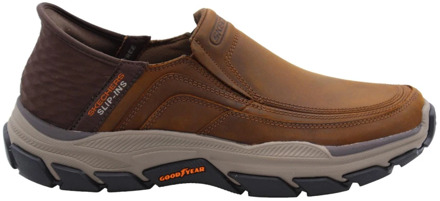 Skechers Klassieke Mocassin Schoenen voor Vrouwen Skechers , Brown , Heren - 43 Eu,44 Eu,46 Eu,41 Eu,45 EU