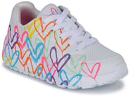 Skechers Lage Sneakers Skechers UNO LITE - GOLDCROWN SPREAD THE LOVE" Wit - 37,38,39,27,28,29,30,31