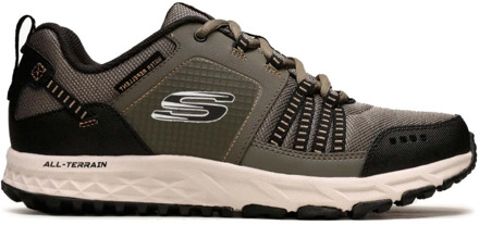 Skechers leren heren wandelschoenen waterafstotend - Beige - Maat 41 - Extra comfort - Memory Foam