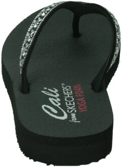 Skechers Meditation butterfly garden teenslipper Zwart - 38