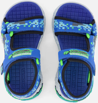 Skechers Mega Splash Sandalen blauw Textiel - 30,32,28,29,31,34