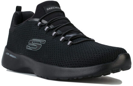 Skechers Men's Skechers Dynamight Casual Sport Trainers in Black Zwart - EU 43 / UK 9