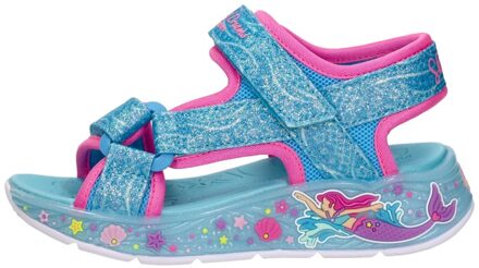 Skechers Mermaid Dreams Sandal Blauw - 28