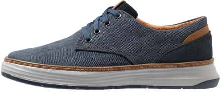 Skechers Moreno - Ederson Heren Sneakers - Navy - Maat 41