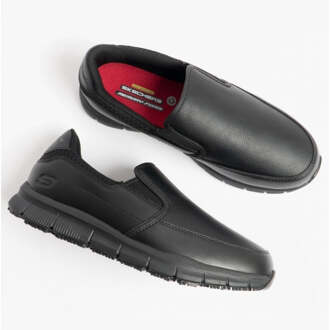 Skechers NAMPA ANNOD Dames Antislip Sneakers Zwart - maat EU 37 / UK 4