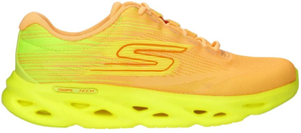 Skechers Neon Gele Swirl Tech Speed Sneaker Skechers , Multicolor , Dames - 36 Eu,40 Eu,38 Eu,41 Eu,37 Eu,39 EU