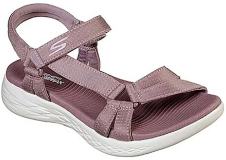 Skechers On-The-Go 600 - Brilliancy Sandalen Dames - Light Mauve - Maat  40