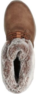 Skechers On-the-GO Joy Cozy Charm Polyester Dames Chestnut Winter Enkellaarsjes Bruin - EU 36 / UK 3